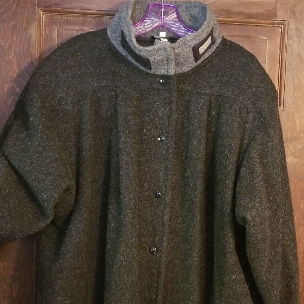 VTG.ANNIKKI KARVINEN FULL LENGTH100% WOOL COAT